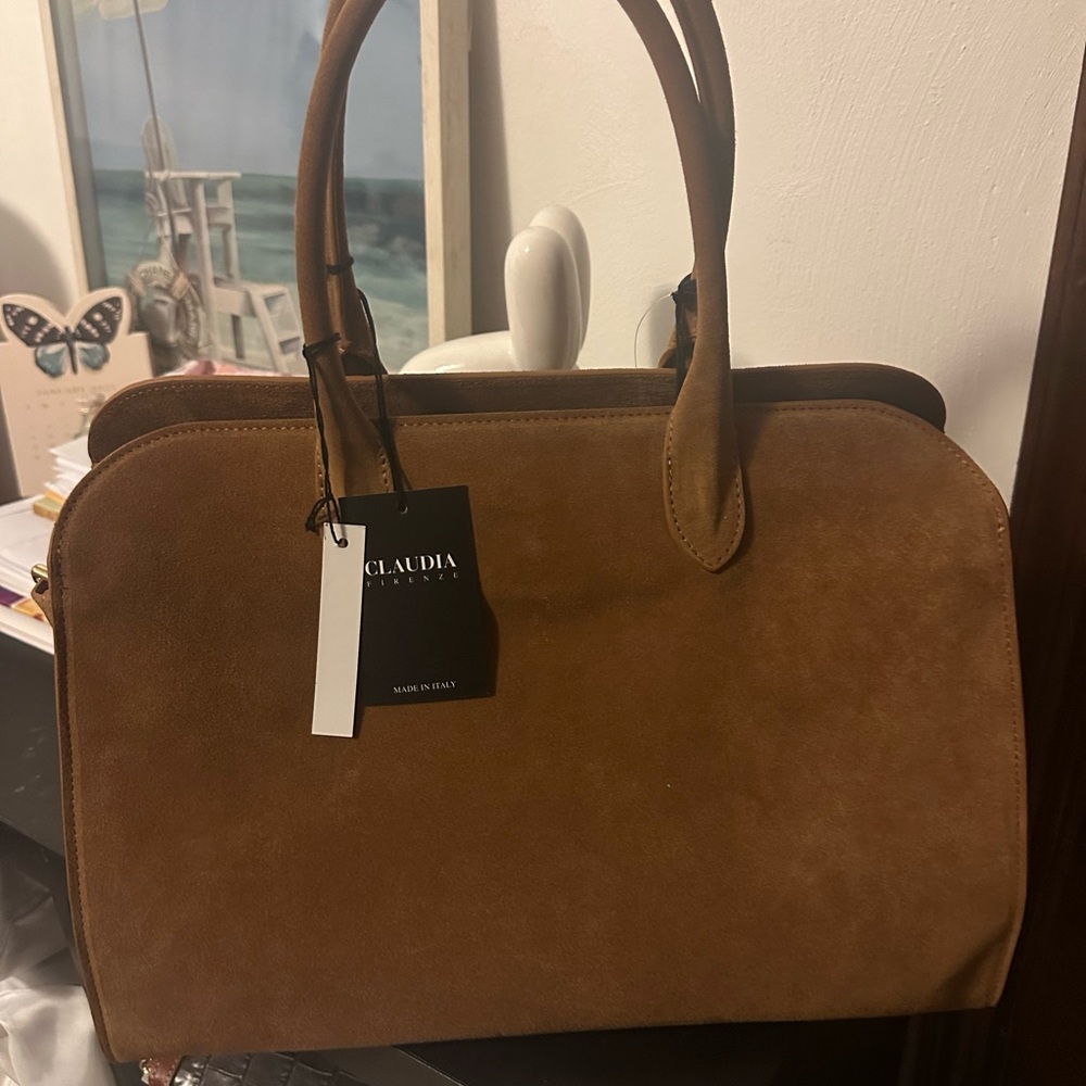 ✨ SOLD Claudia Suede Tote Bag